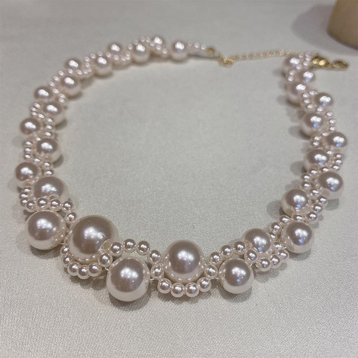 Bulk Jewelry Wholesale white pearl luxury pearl necklace JDC-NE-BY040 Wholesale factory from China YIWU China