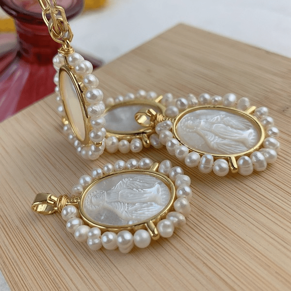 Wholesale White Pearl Necklace JDC-NE-HuiC001 Necklaces 汇璀 Wholesale Jewelry JoyasDeChina Joyas De China