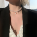 Bulk Jewelry Wholesale white pearl woven necklaces JDC-NE-BY035 Wholesale factory from China YIWU China