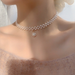 Bulk Jewelry Wholesale white pearl woven necklaces JDC-NE-BY035 Wholesale factory from China YIWU China