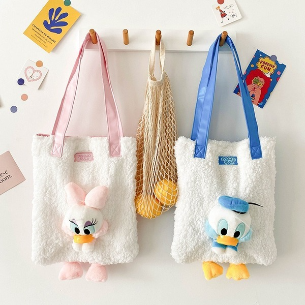 Wholesale White Plush Kids Bag（F） JDC-HB-JiaQ006 Handbags 嘉庆 Wholesale Jewelry JoyasDeChina Joyas De China