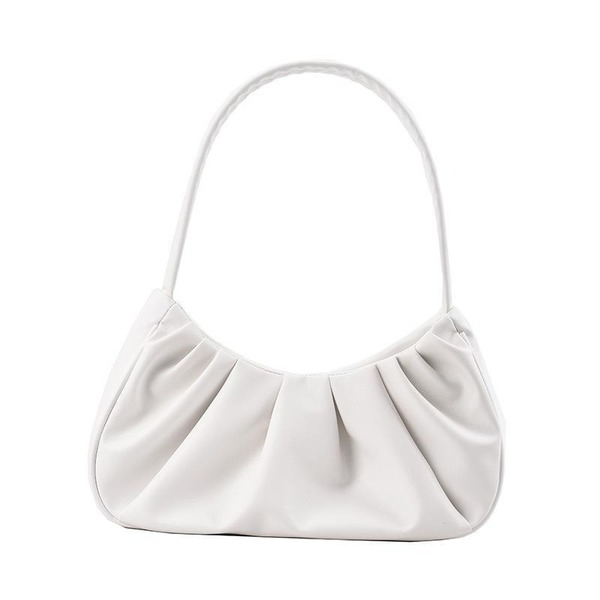 Bulk Jewelry Wholesale white PU fold shoulder ladies bag JDC-LB-ZM079 Wholesale factory from China YIWU China