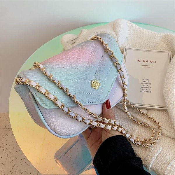 Bulk Jewelry Wholesale White PU Lingge chain bag JDC-LB-ZM037 Wholesale factory from China YIWU China