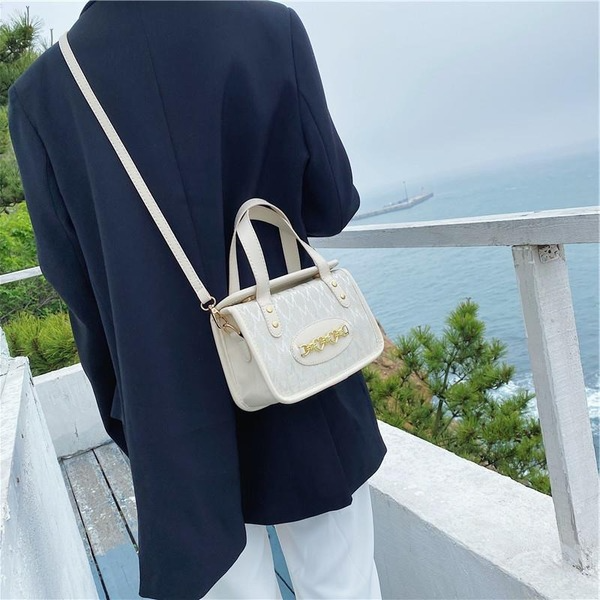 Bulk Jewelry Wholesale white PU printed handbag JDC-LB-ZM046 Wholesale factory from China YIWU China