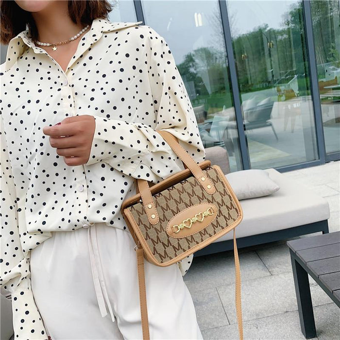 Bulk Jewelry Wholesale white PU printed handbag JDC-LB-ZM046 Wholesale factory from China YIWU China