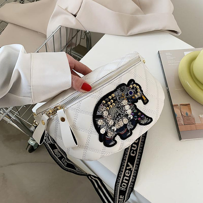 Bulk Jewelry Wholesale white PU shoulder ladies bag JDC-LB-ZM029 Wholesale factory from China YIWU China