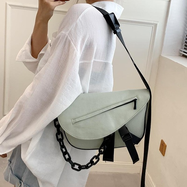 Bulk Jewelry Wholesale white PU shoulder slung ladies bag JDC-LB-ZM041 Wholesale factory from China YIWU China