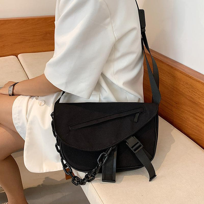 Bulk Jewelry Wholesale white PU shoulder slung ladies bag JDC-LB-ZM041 Wholesale factory from China YIWU China