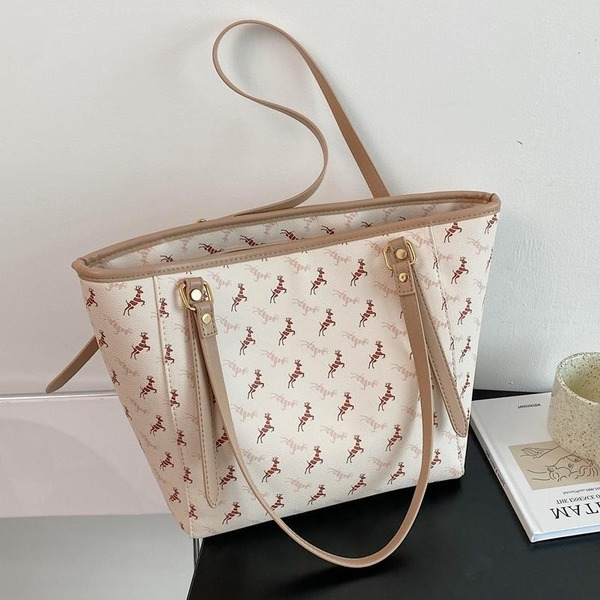 Bulk Jewelry Wholesale white PU shoulder tote bag JDC-LB-ZM071 Wholesale factory from China YIWU China