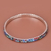 Wholesale white rhinestone anklet JDC-AS-Bis005 Anklet 碧莎 Wholesale Jewelry JoyasDeChina Joyas De China