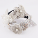 Bulk Jewelry Wholesale white soft pottery rhinestone pearl flower hairband JDC-HD-JB021 Wholesale factory from China YIWU China