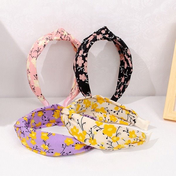 Wholesale wide brim fabric flower headband JDC-HD-JK-001 Headband 际恺 Wholesale Jewelry JoyasDeChina Joyas De China