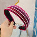 Wholesale wide-brimmed flat panel diamond-set hair band JDC-HD-O390 Headband 潮炫 4 Wholesale Jewelry JoyasDeChina Joyas De China