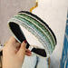 Wholesale wide-brimmed flat panel diamond-set hair band JDC-HD-O390 Headband 潮炫 6 Wholesale Jewelry JoyasDeChina Joyas De China