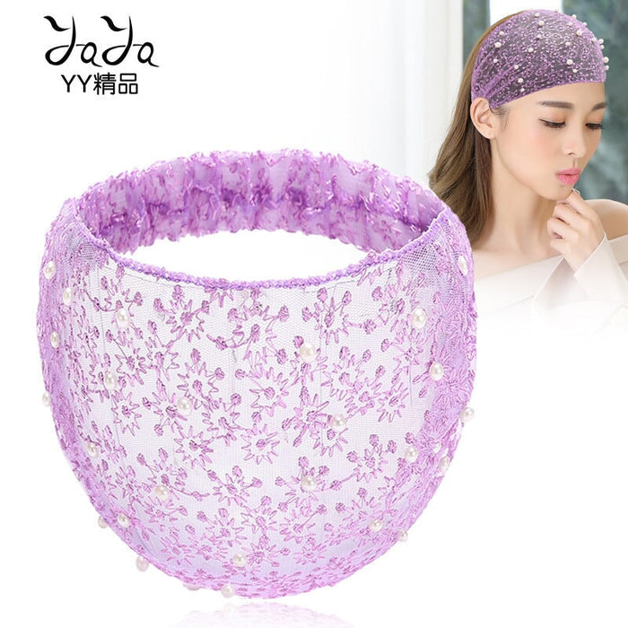 Wholesale wide-brimmed pearl red hair band JDC-HD-Chunj002 Headband 纯界 Wholesale Jewelry JoyasDeChina Joyas De China