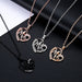 Wholesale women's versatile mom love diamond necklaces JDC-NE-D009 Necklaces 晴雯 Wholesale Jewelry JoyasDeChina Joyas De China