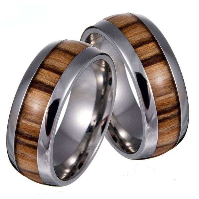 Wholesale Wood Grain Stainless Steel Rings JDC-RS-RXSFL002 Rings 尚芙乐 SFLR19 7 Wholesale Jewelry JoyasDeChina Joyas De China