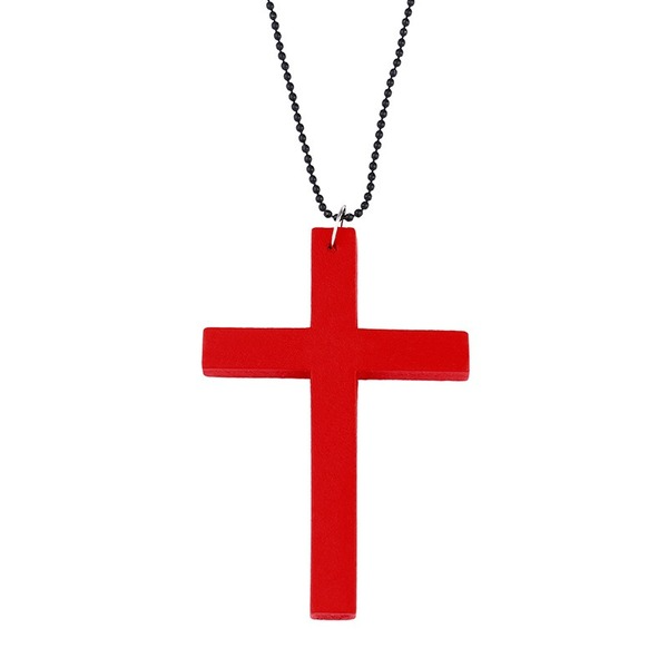 Bulk Jewelry Wholesale  wooden cross Necklaces JDC-NE-AS215 Wholesale factory from China YIWU China