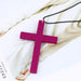 Bulk Jewelry Wholesale  wooden cross Necklaces JDC-NE-AS215 Wholesale factory from China YIWU China