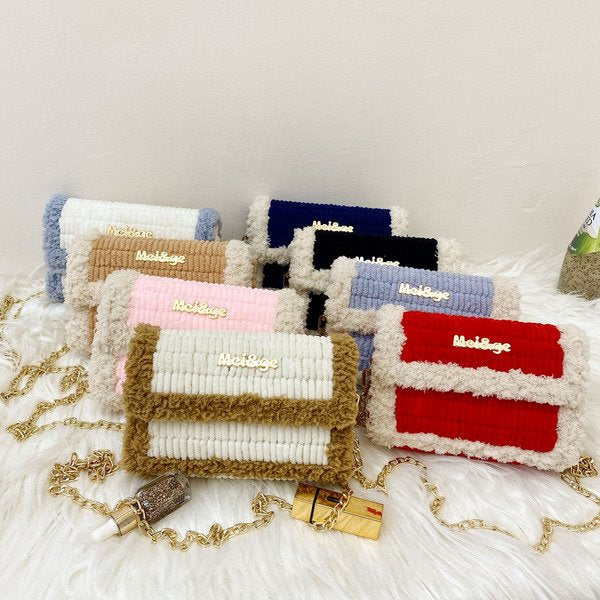 Wholesale woven DIY wool shoulder bag JDC-SD-MF028 Shoulder Bags 满丰 Wholesale Jewelry JoyasDeChina Joyas De China