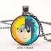Wholesale write simple black Pendant JDC-CS-Hengx007 charms 横湘 Wholesale Jewelry JoyasDeChina Joyas De China