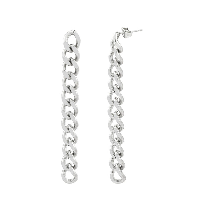 Wholesale xiaoxiangfeng trend stainless steel Sen Earrings JDC-ES-ZhuoX003 Earrings 卓星 ES218 Wholesale Jewelry JoyasDeChina Joyas De China