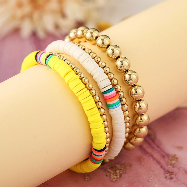 Wholesale yellow alloy Bohemian Bracelet Set JDC-BT-F907 Bracelet 韩之尚 Wholesale Jewelry JoyasDeChina Joyas De China