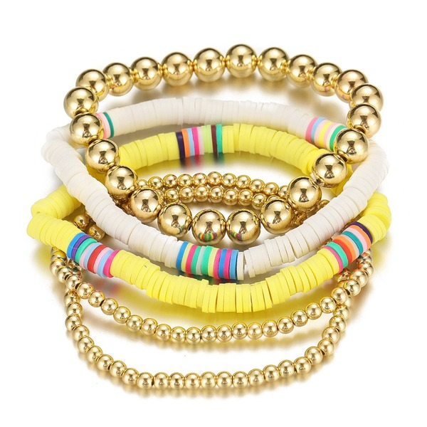 Wholesale yellow alloy Bohemian Bracelet Set JDC-BT-F907 Bracelet 韩之尚 Wholesale Jewelry JoyasDeChina Joyas De China