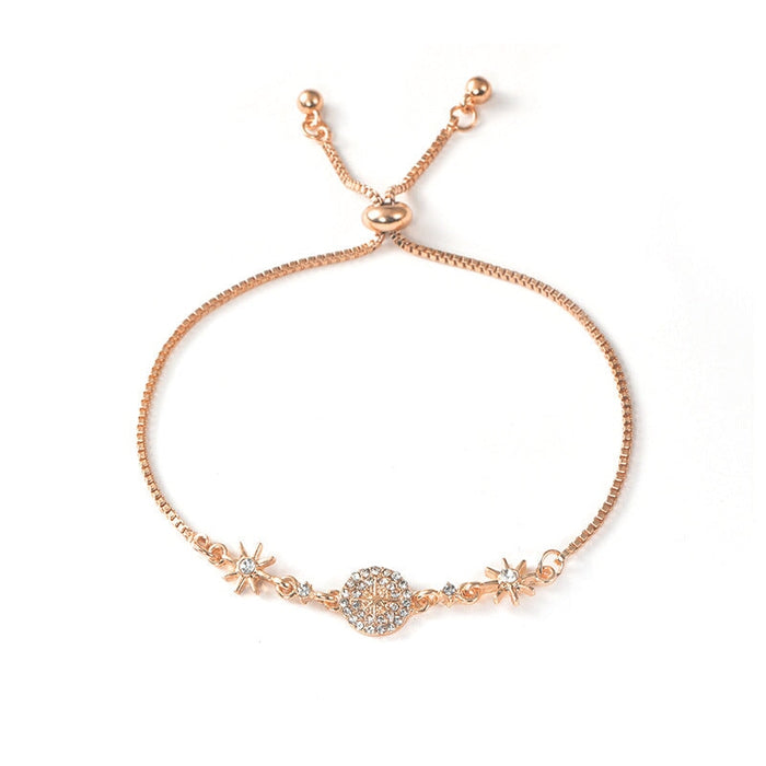 Wholesale yellow alloy bracelet JDC-BT-YinX002 Bracelet 伊杏 rose gold Wholesale Jewelry JoyasDeChina Joyas De China