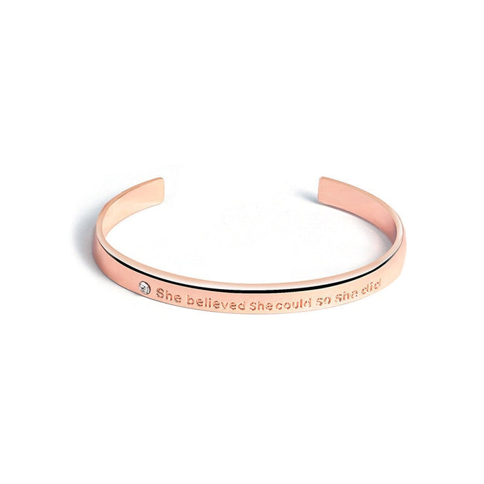 Wholesale yellow alloy bracelet JDC-BT-YinX004 Bracelet 伊杏 Rose Gold Wholesale Jewelry JoyasDeChina Joyas De China