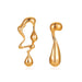 Wholesale yellow alloy earrings JDC-ES-D755 Earrings 晴雯 Wholesale Jewelry JoyasDeChina Joyas De China