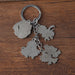 Wholesale yellow alloy key chain JDC-KC-AW023 Keychains 艾文 Wholesale Jewelry JoyasDeChina Joyas De China