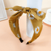 Wholesale yellow cloth hair hoop (F)JDC-HD-O356 Headband JoyasDeChina Wholesale Jewelry JoyasDeChina Joyas De China