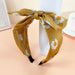 Wholesale yellow cloth hair hoop (F)JDC-HD-O356 Headband JoyasDeChina yellow Wholesale Jewelry JoyasDeChina Joyas De China