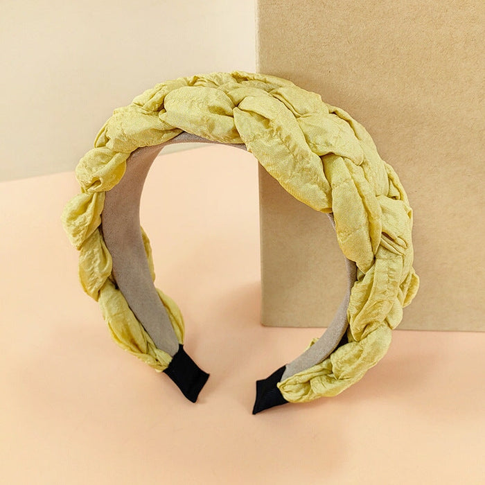 Wholesale yellow cloth hairband JDC-HD-O363 Headband 潮炫 Wholesale Jewelry JoyasDeChina Joyas De China