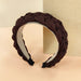 Wholesale yellow cloth hairband JDC-HD-O363 Headband 潮炫 Black Wholesale Jewelry JoyasDeChina Joyas De China