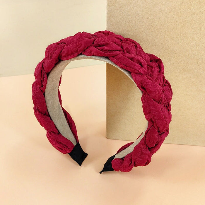 Wholesale yellow cloth hairband JDC-HD-O363 Headband 潮炫 Red Wholesale Jewelry JoyasDeChina Joyas De China