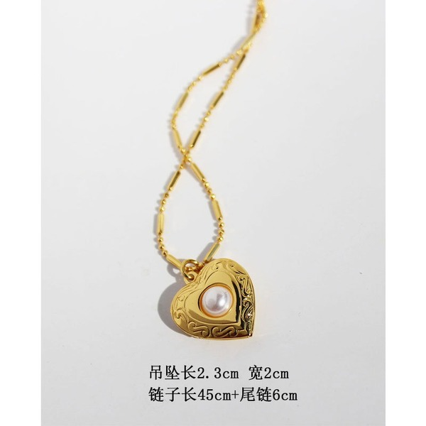 Wholesale Yellow Copper Gold Plated Necklace JDC-NE-BaoLi010 Necklaces 宝莉 Wholesale Jewelry JoyasDeChina Joyas De China