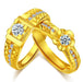 Wholesale yellow copper gold plated ring JDC-RS-FanQL012 Rings 方绮丽 Wholesale Jewelry JoyasDeChina Joyas De China