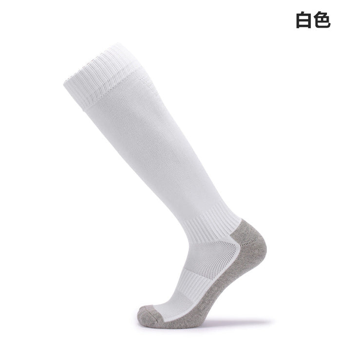 Wholesale yellow cotton fiber football socks JDC-SK-LZL054 Sock 两只狼 White 39-45 Wholesale Jewelry JoyasDeChina Joyas De China