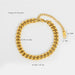 Wholesale yellow gold plated bracelet set JDC-BT-JD101 Bracelet 杰鼎 Wholesale Jewelry JoyasDeChina Joyas De China