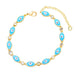 Wholesale yellow gold-plated devil's eye bracelet JDC-BT-AS114 Bracelet 翱昇 Wholesale Jewelry JoyasDeChina Joyas De China