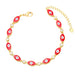 Wholesale yellow gold-plated devil's eye bracelet JDC-BT-AS114 Bracelet 翱昇 Wholesale Jewelry JoyasDeChina Joyas De China