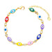 Wholesale yellow gold-plated devil's eye bracelet JDC-BT-AS114 Bracelet 翱昇 Mixed color Wholesale Jewelry JoyasDeChina Joyas De China