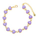 Wholesale yellow gold-plated devil's eye bracelet JDC-BT-AS115 Bracelet 翱昇 Wholesale Jewelry JoyasDeChina Joyas De China