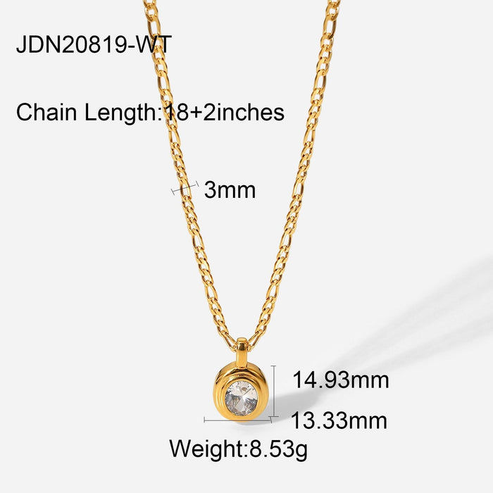 Wholesale Yellow Gold Plated Necklace JDC-NE-JD356 Necklaces JoyasDeChina Wholesale Jewelry JoyasDeChina Joyas De China