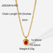 Wholesale Yellow Gold Plated Necklace JDC-NE-JD356 Necklaces JoyasDeChina JDN20819-WT Wholesale Jewelry JoyasDeChina Joyas De China