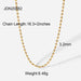 Wholesale yellow gold-plated necklace JDC-NE-JD358 Necklaces JoyasDeChina Wholesale Jewelry JoyasDeChina Joyas De China