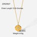 Wholesale yellow gold-plated necklace JDC-NE-JD361 Necklaces 杰鼎 Wholesale Jewelry JoyasDeChina Joyas De China