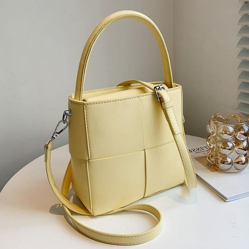 Bulk Jewelry Wholesale yellow PU one-shoulder stiletto lady bag JDC-LB-ZM073 Wholesale factory from China YIWU China